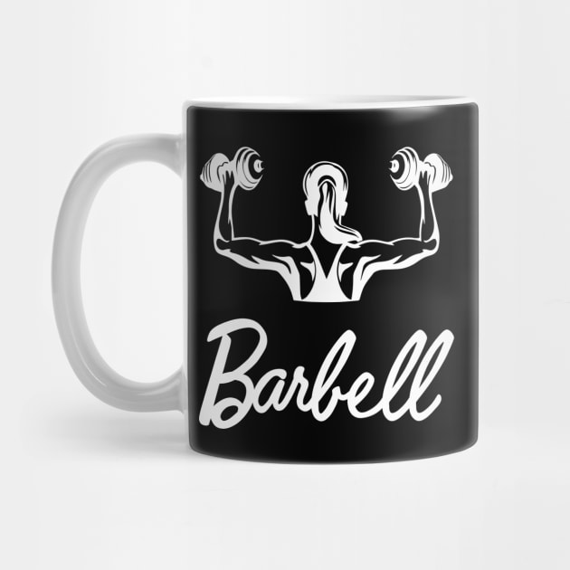 Barbell by Badgirlart